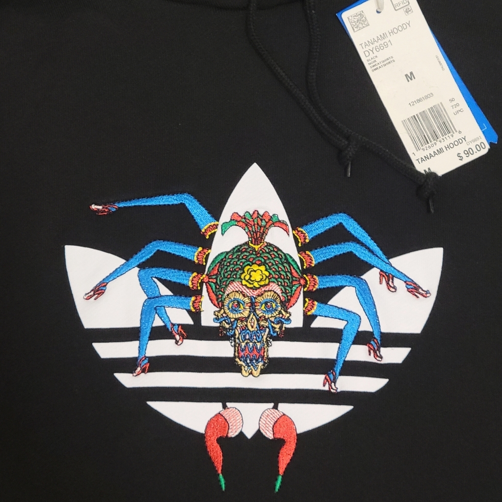 Adidas Originals Tanaami Trefoil Hoodie Sz Medium - Picture 6 of 9